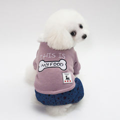 Chic Bone Motif Pet Wear