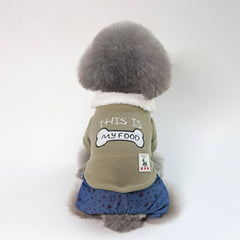 Chic Bone Motif Pet Wear