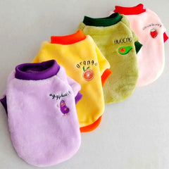 Elegant Fruit-Inspired Dog Attire