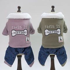 Chic Bone Motif Pet Wear