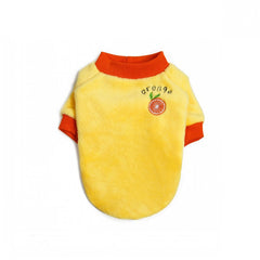 Elegant Fruit-Inspired Dog Attire