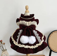 Elegant Handcrafted Retro Pet Garments